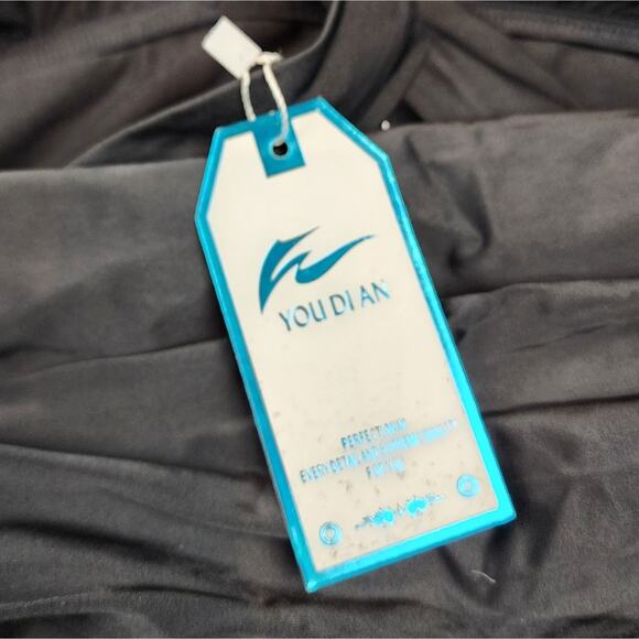 New Black One Piece Swimsuit Sexy Bathing Suit Peek A Boo Size XL - Picture 9 of 16